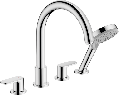 Смеситель на борт ванны Hansgrohe Vernis Blend 71456000 хром Смеситель на борт ванны Hansgrohe Vernis Blend 71456000 хром