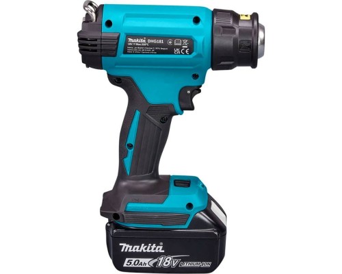 Фен строительный аккумуляторный Makita DHG181RT1J