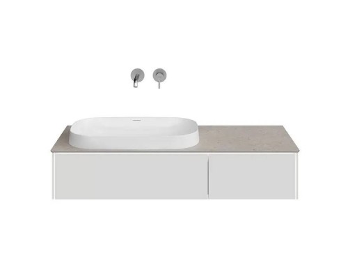 Kerama Marazzi Magica Тумба подвесная, 115.4х48.5х22см., 2 ящика, цвет: утренний серый матовый. MA.120.2\MGR.M