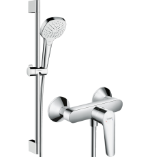 Смеситель для душа Hansgrohe Logis E 71602000 + Душевой гарнитур Hansgrohe Croma Select E Vario 26582400