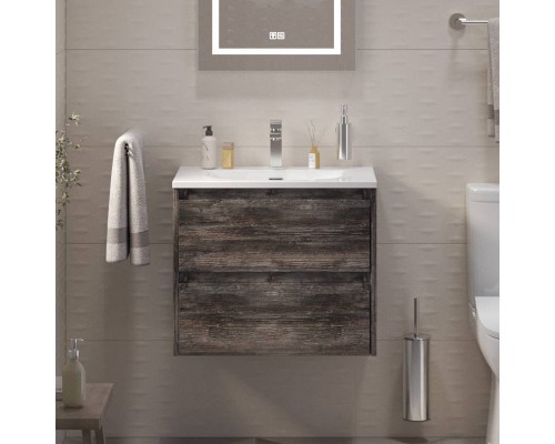 Тумба с раковиной BelBagno Kraft 39 60 pino pasadena, раковина BB-8099-3-60 Тумба с раковиной BelBagno Kraft 39 60 pino pasadena, раковина BB-8099-3-60