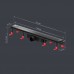 W02SC-P11-070-01BM Трап для душа линейный, универсальный затвор Cut Gradient, 70 см
