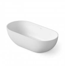 Dea Design Shadow Ванна 155х77х52см., отдельностоящая, Solid Surface, цвет: White №18. DD8619 1550 18