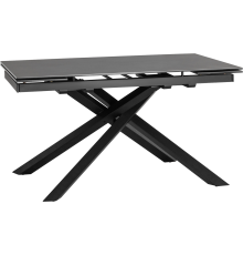 Обеденный стол Stool Group Альянс 140x90 см, раскладной, керамика черная