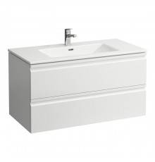 Laufen PRO S Тумба подвесная 100х50х54см., с раковиной Slim, 2 ящика, вкл. комплект органайзер, цвет: белый матовый. 8.6196.5.463.104.1