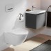 VilleroyBoch Subway 3 Унитаз подвесной, безободковый, сиденье-в комплекте SoftClosing, CeramicPlus, цвет: альпийский белый. 4670TSR1