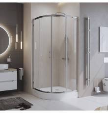 Душевой уголок BelBagno Uno -195 R 2 85 C Cr стекло прозрачное