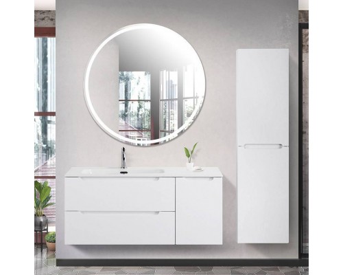 Мебель для ванной комнаты BelBagno Etna 120 L 2 ящика, дверца, bianco lucido