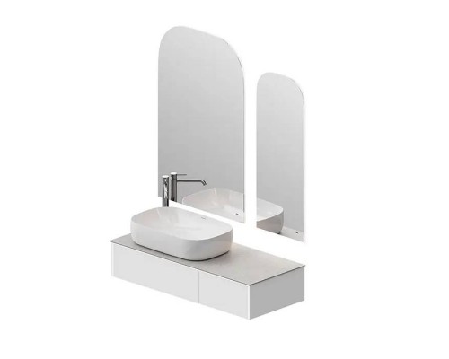 Kerama Marazzi Magica Тумба подвесная, 115.4х48.5х22см., 2 ящика, цвет: утренний серый матовый. MA.120.2\MGR.M