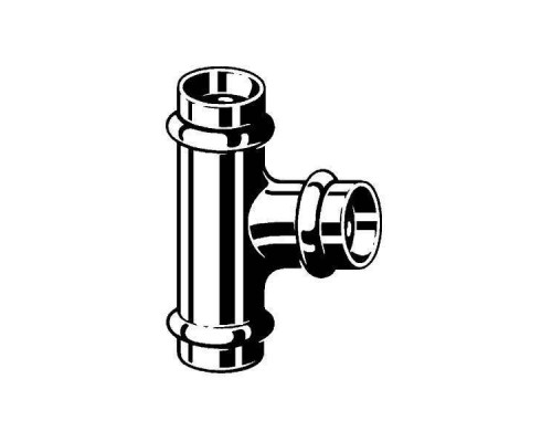 Тройник Profipress c SC-Contur 35, медь, модель 2418