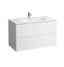 Laufen Pro S Тумба с раковиной 100х50х61см., 1 отв., с 2 ящиками, цвет: белый матовый. 8.6496.2.260.104.1