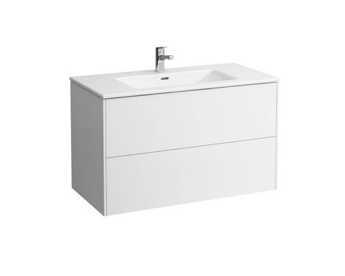 Laufen Pro S Тумба с раковиной 100х50х61см., 1 отв., с 2 ящиками, цвет: белый матовый. 8.6496.2.260.104.1 Laufen Pro S Тумба с раковиной 100х50х61см., 1 отв., с 2 ящиками, цвет: белый матовый. 8.6496.2.260.104.1