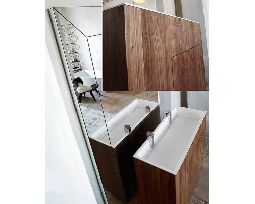 NOORTH milldue edition TOUCH Комплект мебели 100х48х88cм, напольный, 3 ящика, слив в стену, раковина Milltek, смеситель H2O, цвет: Abete. 9612, 2923.6.20 NOORTH milldue edition TOUCH Комплект мебели 100х48х88cм, напольный, 3 ящика, слив в стену, раковина Milltek, смеситель H2O, цвет: Abete. 9612, 2923.6.20