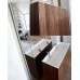 NOORTH milldue edition TOUCH Комплект мебели 100х48х88cм, напольный, 3 ящика, слив в стену, раковина Milltek, смеситель H2O, цвет: Abete. 9612, 2923.6.20
