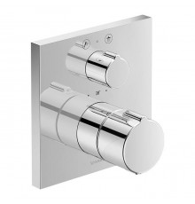 Duravit C.1 Смеситель термостатический для душа, встраиваемый, с запорным переключателем, цвет: хром. GK0900000000,  C14200013010
