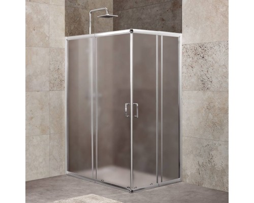 Душевой уголок BelBagno Unique AH-2-100/115-75/90-P-Cr стекло punto