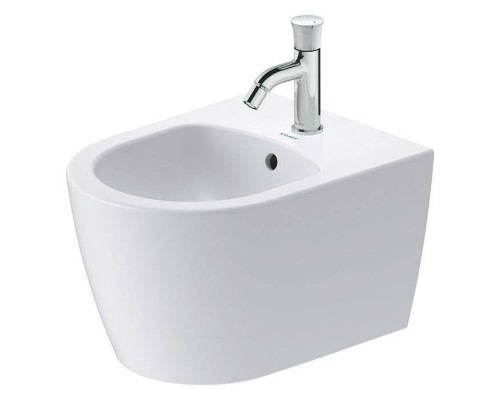 Duravit Bento Starck Box Биде подвесное 37x48см, с 1 отв., HygieneGlaze, цвет: белый матовый. 2299153000
