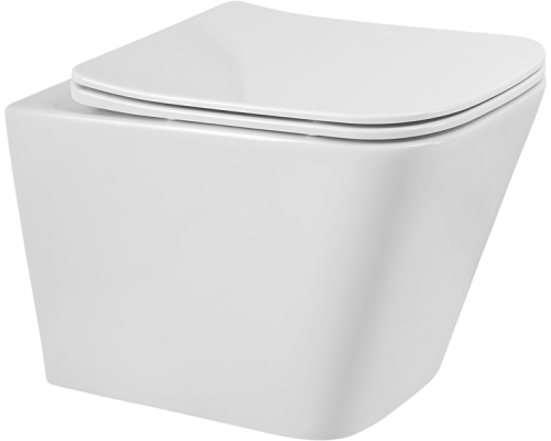 Унитаз подвесной BelBagno Ardente-R BB520CH-TOR безободковый, крышка BB052SC с микролифтом