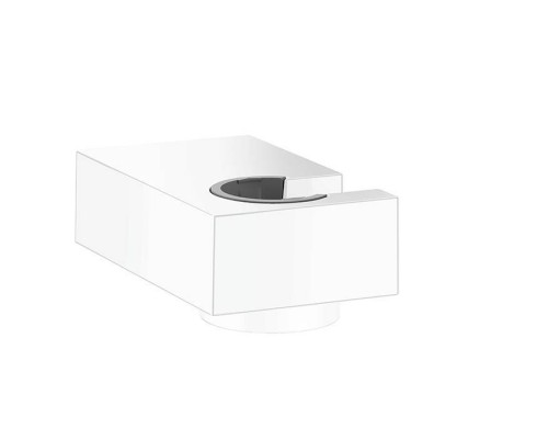 Hansgrohe Держатель ручного душа, настенный, цвет: белый матовый. 28387700 Hansgrohe Держатель ручного душа, настенный, цвет: белый матовый. 28387700