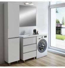 Мебель для ванной комнаты Эстет Dallas Luxe 140 L напольная, 3 ящика, зеркало DIWO Элиста