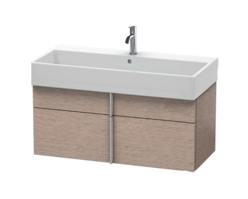 Duravit VA Тумба подвесная 98.4x43.1х44.1см., с раковиной, 1 выдв.ящик, цвет: Oak Cashmere. VA650801111,  2350100071