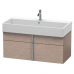 Duravit VA Тумба подвесная 98.4x43.1х44.1см., с раковиной, 1 выдв.ящик, цвет: Oak Cashmere. VA650801111,  2350100071