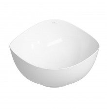 Накладная раковина для ванной комнаты Wellsee Nexus Flex 323401000: ширина умывальника 38 см, цвет глянцевый белый