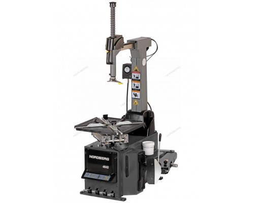 Станок шиномонтажный 380V автомат, 2х скор, стол с накладками, серый NORDBERG 4642(G) 16-30"