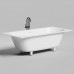 Salini Ornella Axis 190 Kit Встраиваемая ванна 190х90х60см, прямоугольная, материал: S-Stone, донный клапан UpDown, слив-перелив, цвет: белый матовый. 103522M