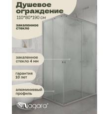 Душевая перегородка Niagara Eco NG-1118-14QMT (110x80x190 см)