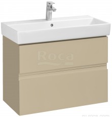 Roca A857640515 Oleta Тумба под умывальник подвесная, 2 ящика, 760х548х374 мм, Капучино матовый A857640515
