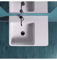 SIMAS Top e lavabi d'arredo Раковина 60х45 см, 1 отв., цвет: белый. QU60S*1 bi