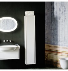 Laufen New Classic Колонна высокий подвесной 32х32х160см, 4 полочки, 1 дверка - петли слева, цвет: белый глянцевый. 4.0606.1.085.631.1