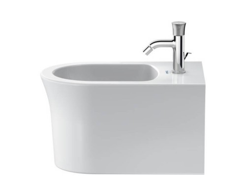 Duravit White Tulip Биде подвесное 37x54 cм, с переливом, с 1 отв., WonderGliss, цвет: белый. 22931500001