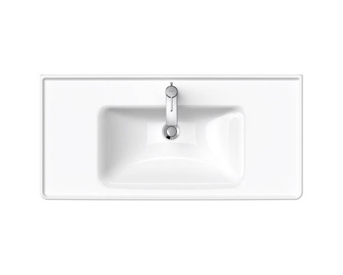 Duravit D-Neo Раковина 100.5х48см., накладная, с переливом, 1 отв., WonderGliss, цвет: белый. 23671000001 Duravit D-Neo Раковина 100.5х48см., накладная, с переливом, 1 отв., WonderGliss, цвет: белый. 23671000001