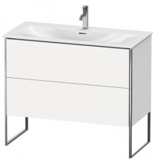 Duravit XSquare База напольная 101x47.8x84см с раковиной, 2 яшика, цвет: глянцевый белый. XS452502222,  07334500411