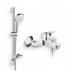 Душевой комплект Смеситель Hansgrohe Logis 71400000 + Гарнитур Croma Select  E 26586400