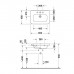 Duravit DuraStyle Раковина 65х48 см, 1 отв., с переливом, цвет: белый. 2320650000