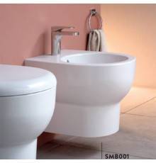 ARTCERAM/HIDRA SMARTY Биде подвесное  35х50 см, с 1 отв под смеситель, цвет: белый. SMB001 01 00