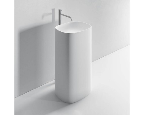 NOORTH milldue edition TUBE Раковина 48х38xh87 напольная из Cristalplant ,слив в стену, без отв. для смес, без перелива, цвет: белый матовый. 4933*0 Bianco Opaco NOORTH milldue edition TUBE Раковина 48х38xh87 напольная из Cristalplant ,слив в стену, без отв. для смес, без перелива, цвет: белый матовый. 4933*0 Bianco Opaco