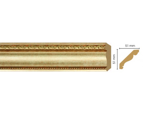 Плинтус потолочный DECOMASTER 155-933 (50*50*2400мм) Плинтус потолочный DECOMASTER 155-933 (50*50*2400мм)