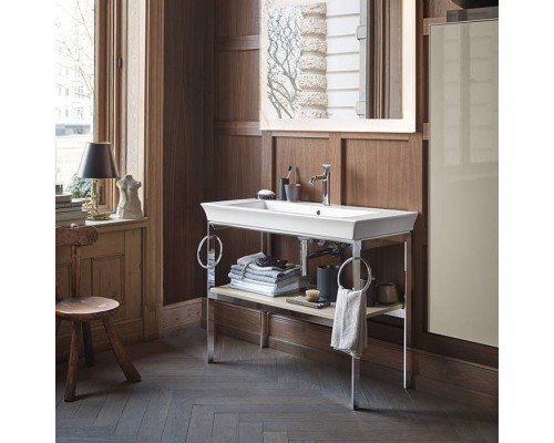 Duravit White Tulip Раковина накладная 105х49см, с переливом, с 1 отв., WonderGliss, цвет: белый	. 23631000001