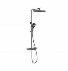 Душевая стойка Vincea VSFS-411GM с изливом, вороненая сталь