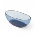 Dea Design Nature Ванна 155х75х55см., отдельностоящая, Glasstek, прозрачная смола, цвет: Royal Blue. DD8628 1550 R7