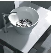 Kerasan Deco Hurricane Раковина 40x23 см, без отв., цвет: белый . 480301