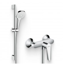 Душевой комплект Смеситель для душа Hansgrohe Logis E 71602000 + Гарнитур Croma Select E Vario 26582400