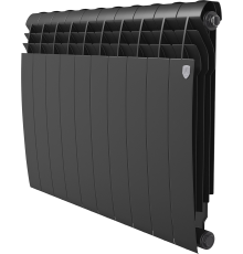 Радиатор биметаллический Royal Thermo BiLiner 500 10 секций, noir sable