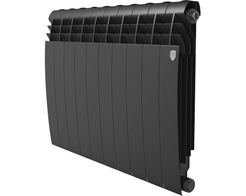 Радиатор биметаллический Royal Thermo BiLiner 500 10 секций, noir sable Радиатор биметаллический Royal Thermo BiLiner 500 10 секций, noir sable