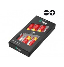 Набор отвёрток диэлектрических Kraftform Comfort VDE 1160 i/7 Wera WE-031575. WE-031575