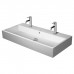 Duravit Vero Air Раковина подвесная, 100х47см, с 2 отв., с переливом, шлифованная, цвет: белый. 2350100024